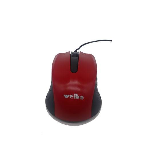 Assistência Técnica, SAC e Garantia do produto Mouse Óptico Usb 3.0 com Fio Weibo Vermelho