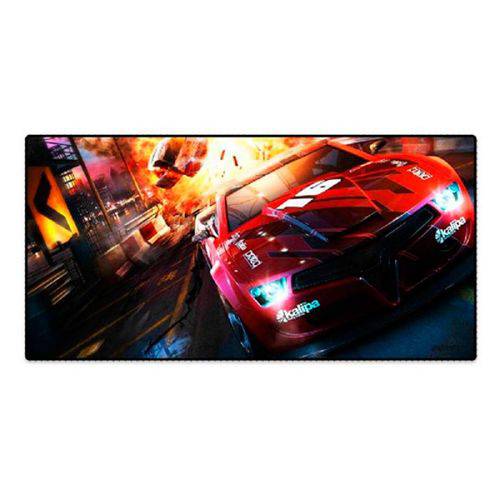 Assistência Técnica, SAC e Garantia do produto Mouse Pad Gamer Extra Grande Carro de Corrida Emborradado Antiderrapante