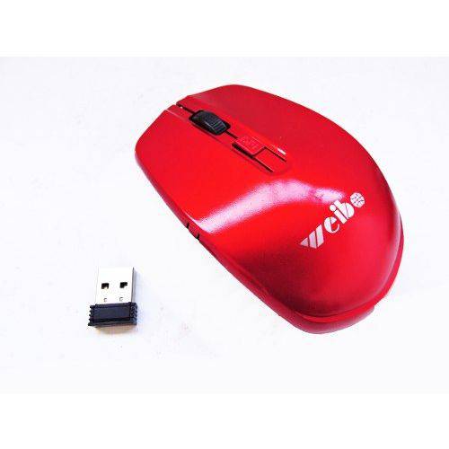 Assistência Técnica, SAC e Garantia do produto Mouse Sem Fio 2.4g Wireless Optical Weibo Vermelho