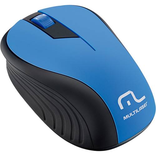 Assistência Técnica, SAC e Garantia do produto Mouse Sem Fio Preto e Azul USB - Multilaser