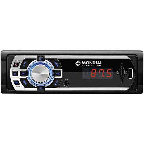 Assistência Técnica, SAC e Garantia do produto MP3 Player Automotivo Entrada USB Radio FM 180W Mondial Preto