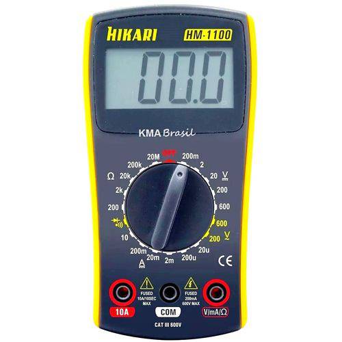 Assistência Técnica, SAC e Garantia do produto Multímetro Digital – Display LCD – CAT III – HM-1100 Hikari