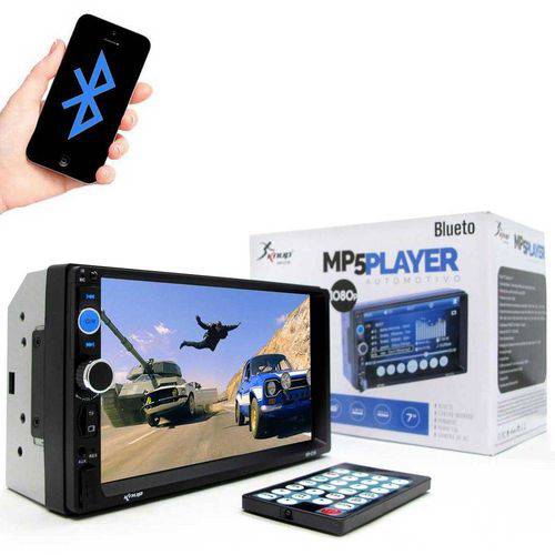 Assistência Técnica, SAC e Garantia do produto Multimídia Mp5 Player Automotivo 7" Som USB Mp3 Bluetooth KP-C19 KNUP