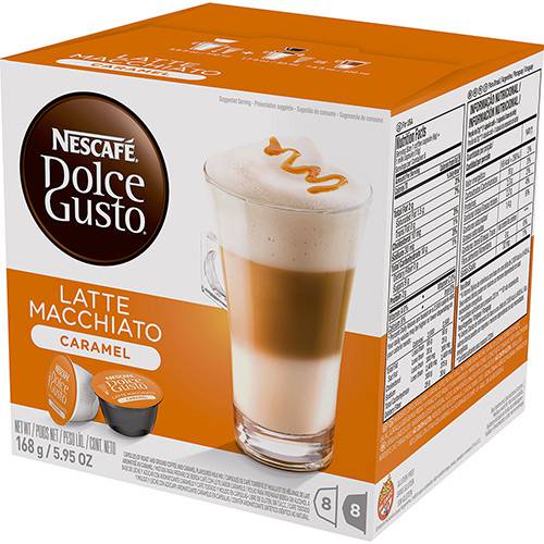 Assistência Técnica, SAC e Garantia do produto Nescafé Dolce Gusto Caramel Latte Macchiato 16 Cápsulas - Nestlé