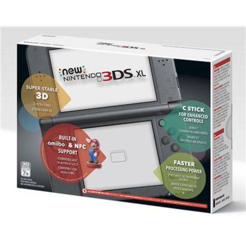 Assistência Técnica, SAC e Garantia do produto NEW NINTENDO 3DS XL PRETO e CARREGADOR ORIGINAL NINTENDO