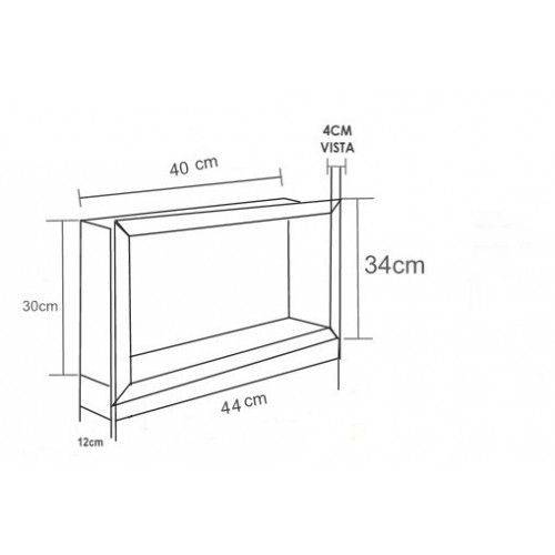 Assistência Técnica, SAC e Garantia do produto Nicho em Mármore Branco Prime 30 X 40 X 12 Sem Fundo e com Borda