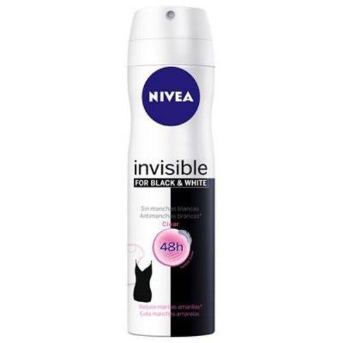 Assistência Técnica, SAC e Garantia do produto Nivea Black & White Clear Desodorante Aerosol 150ml