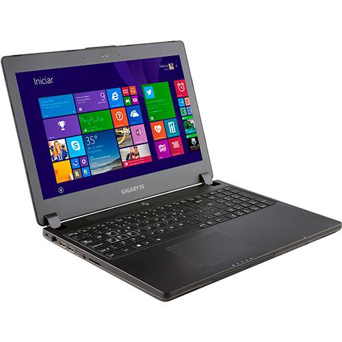 Assistência Técnica, SAC e Garantia do produto Notebook Gigabyte P35G V2 Game Intel Core I7 16GB 128GB SSD 1TB + DVDRW 15.6" FHD GTX860M 4GB (Dedicada) Windows 8.1 - Preto