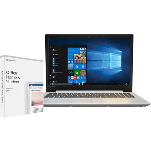 Assistência Técnica, SAC e Garantia do produto Notebook Ideapad 330 8ª Intel Core I5 4GB 1TB W10 15.6" HD Branco - Lenovo + Microsoft Office Home And Student 2019