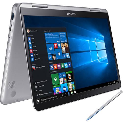 Assistência Técnica, SAC e Garantia do produto Notebook Style S51 Pen Intel Core I7 8GB 256GB SSD Touchscreen FullHd LED 13,3'' S-pen W10 - Samsung