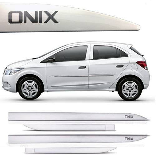 Assistência Técnica, SAC e Garantia do produto Novo Friso Lateral Slim Chevrolet Onix Branco Summit