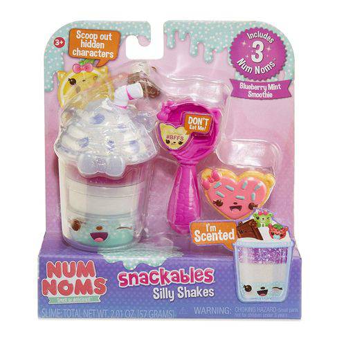 Assistência Técnica, SAC e Garantia do produto Num Noms - Snackables - Silly Shakes - Blueberry Mint Smoothie