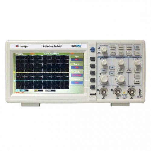 Assistência Técnica, SAC e Garantia do produto Osciloscópio Digital – 2 Canais/ 50Mhz (upgrade Até 100Mhz) – MVB-DSO Minipa