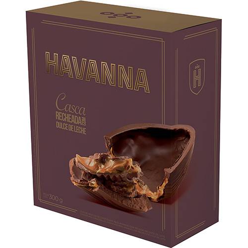 Assistência Técnica, SAC e Garantia do produto Ovo de Páscoa Meio Amargo com Casca Recheada 300g - Havanna