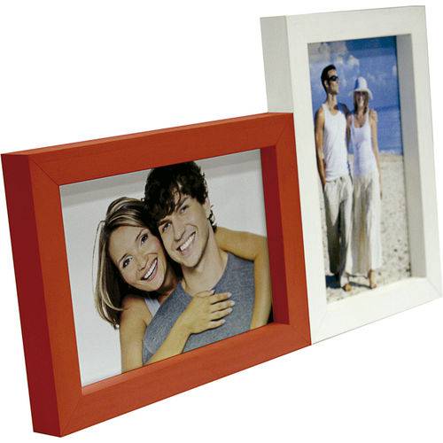 Assistência Técnica, SAC e Garantia do produto Painel Love para Mesa 2 Fotos Branco com Vermelho 61066