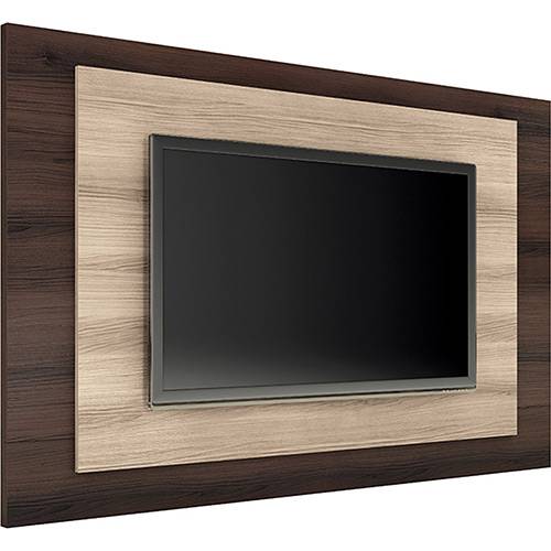 Assistência Técnica, SAC e Garantia do produto Painel para TV Até 50" Roma Cappuccino Wood e Ébano - Linea Brasil