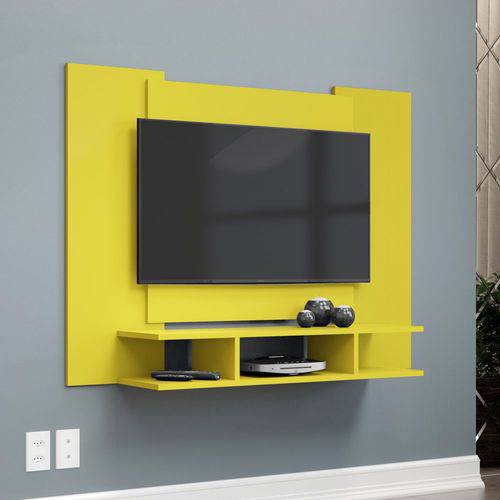 Assistência Técnica, SAC e Garantia do produto Painel para Tv EJ Suporta Tv de Até 48 Polegadas - Amarelo - EJ Móveis