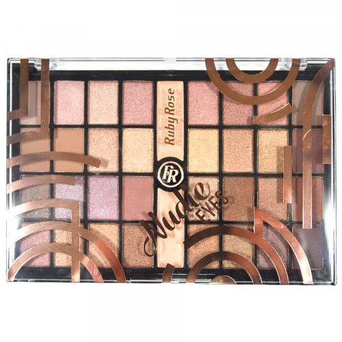 Assistência Técnica, SAC e Garantia do produto Paleta de Sombras Ruby Rose Nudie Eyes 32 Cores Cod. HB9976