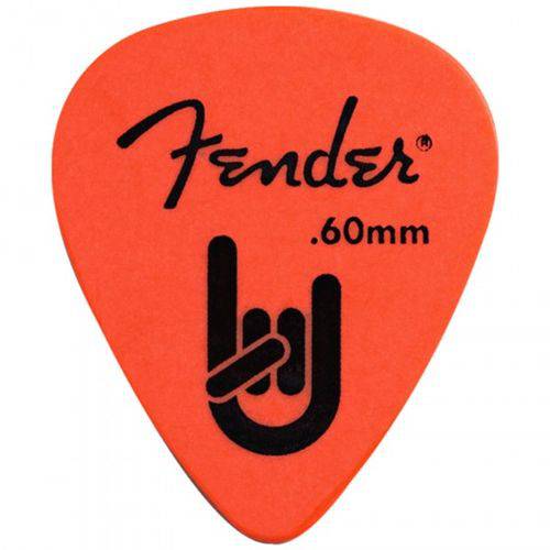 Assistência Técnica, SAC e Garantia do produto Palheta Fender Rock-On Touring 0.60mm Laranjada