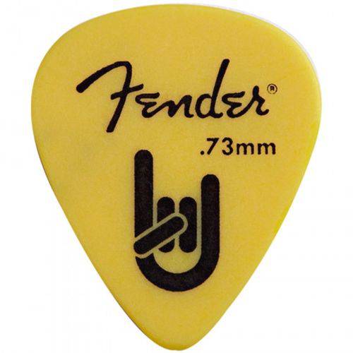 Assistência Técnica, SAC e Garantia do produto Palheta Fender Rock-On Touring 0.73mm Amarela