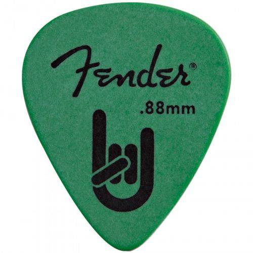 Assistência Técnica, SAC e Garantia do produto Palheta Fender Rock-On Touring 0.88mm Verde