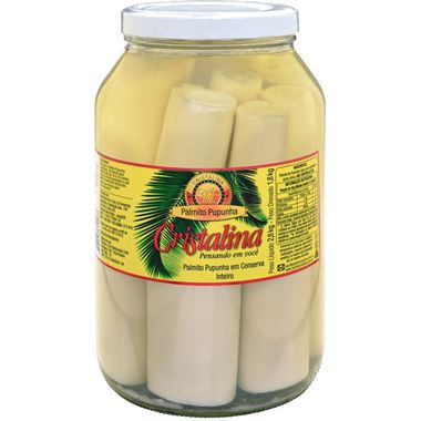 Assistência Técnica, SAC e Garantia do produto Palmito Pupunha Inteiro Cristalina 1,8kg