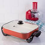 Assistência Técnica, SAC e Garantia do produto Panela Elétrica Retangular Vermelha + Processador Compacto Vermelho Fun Kitchen 220v