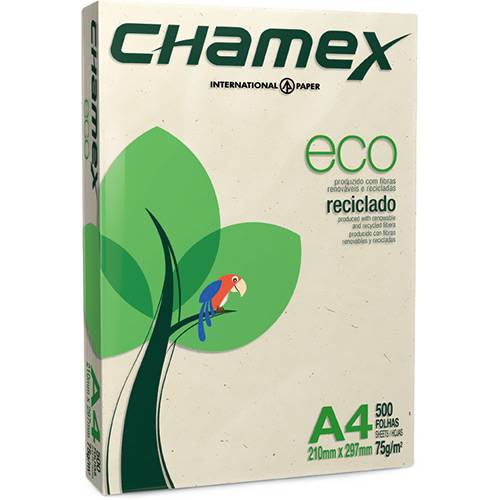 Assistência Técnica, SAC e Garantia do produto Papel Chamex Eco Reciclado A4 75g - 500 FLS - Chamex