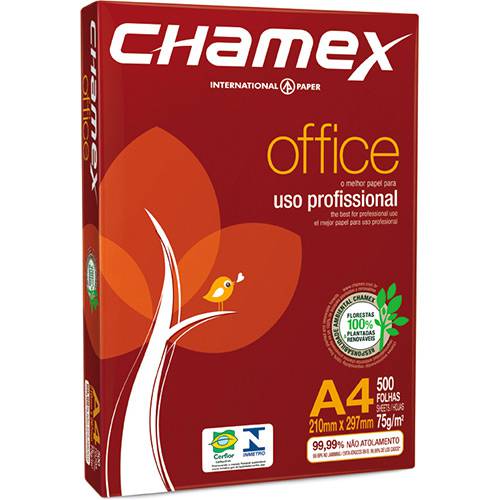 Assistência Técnica, SAC e Garantia do produto Papel Chamex Office A4 75g - 500 Folhas - Chamex