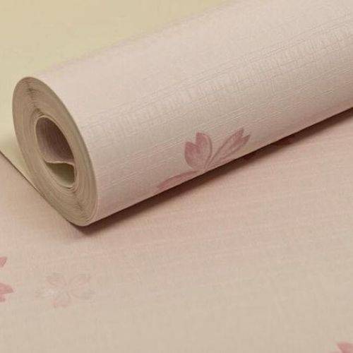 Assistência Técnica, SAC e Garantia do produto Papel de Parede Importado Vinílico Lavável Infantil Floral Rosa Decoração Quarto Menina