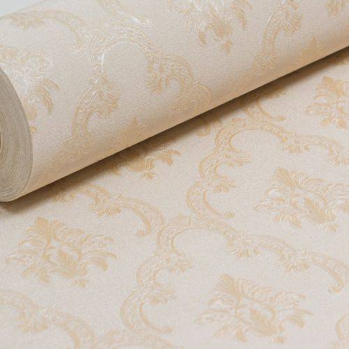 Assistência Técnica, SAC e Garantia do produto Papel de Parede Vinílico Damask Bege com Rosê