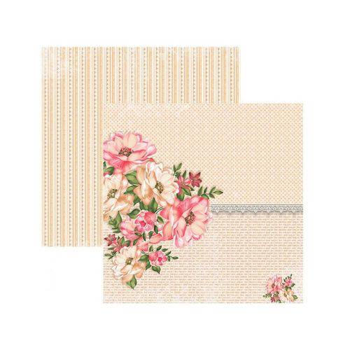 Assistência Técnica, SAC e Garantia do produto Papel Scrapbook DF SDF763 Floral Clássico e Rendas