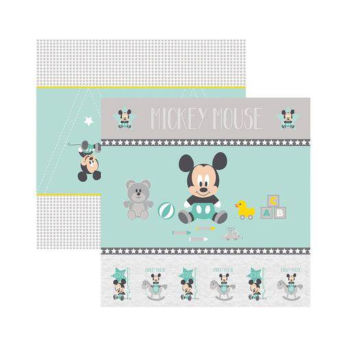 Assistência Técnica, SAC e Garantia do produto Papel Scrapbook DF SDFD032 Baby Mickey 1 Cenário Bandeirola