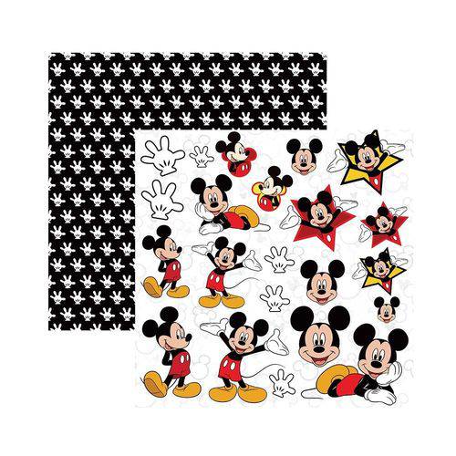 Assistência Técnica, SAC e Garantia do produto Papel Scrapbook DF - SDFD019 - Mickey Mouse 2 Recortes