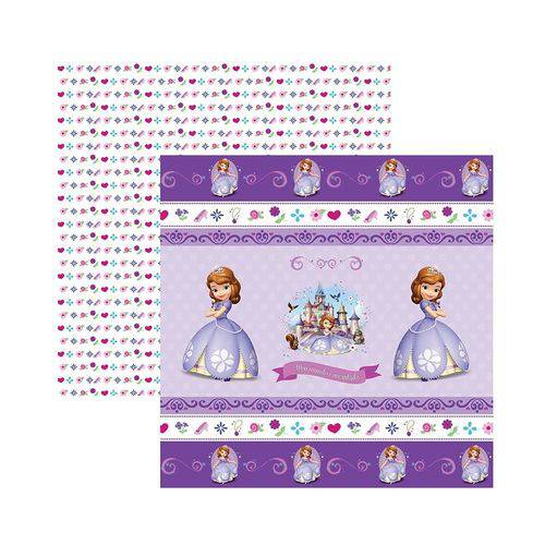 Assistência Técnica, SAC e Garantia do produto Papel Scrapbook DF SDFD049 Princesa Sofia 1 Fitas e Rótulos