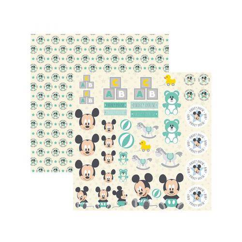 Assistência Técnica, SAC e Garantia do produto Papel Scrapbook DF - SDFD039 - Baby Mickey 2 Recortes