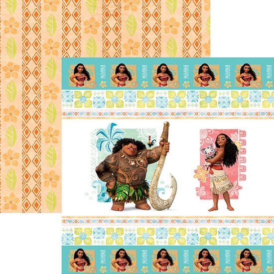 Assistência Técnica, SAC e Garantia do produto Papel Scrapfesta Disney Moana Fitas e Rótulos Sdfd059 - Toke e Crie