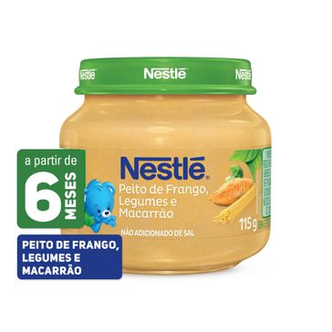 Assistência Técnica, SAC e Garantia do produto Papinha Nestle Galinha Legume e Macarrão 115g