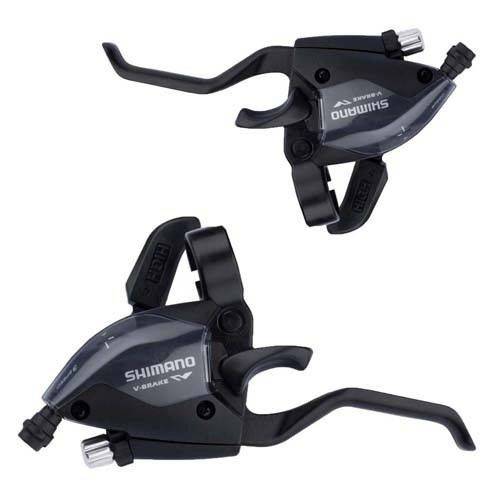 Assistência Técnica, SAC e Garantia do produto Par Alavanca Trocador Shimano St-ef500 8v com Manetes