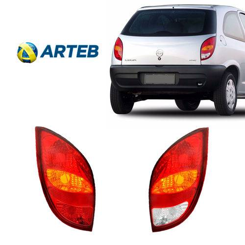Assistência Técnica, SAC e Garantia do produto Par de Lanternas Chevrolet Celta 2001/2006 Original Arteb