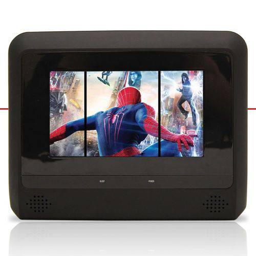 Assistência Técnica, SAC e Garantia do produto Par DVD Player Tela Encosto de Cabeça 7" LCD com Game USB Sd com Transmissor Fm Touchcreen Preto