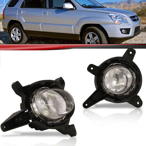 Assistência Técnica, SAC e Garantia do produto Par Farol de Milha Auxiliar Kia Sportage 2009 2010 2011 Neblina