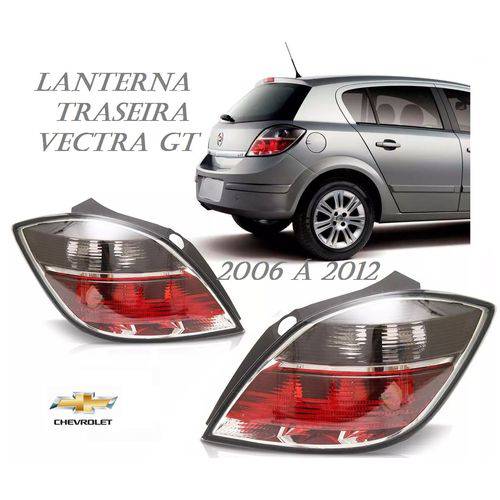 Assistência Técnica, SAC e Garantia do produto Par Lanterna Traseira Vectra GT GTX 2009 Fumê