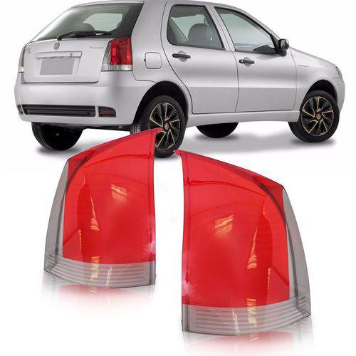 Assistência Técnica, SAC e Garantia do produto Par Lente Lanterna Traseira Fiat Palio G3 2004 2005 2006 2007 2008 2009 2010 2011 2012 Fumê