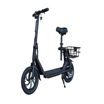Assistência Técnica, SAC e Garantia do produto Patinete Elétrico Atrio com Banco City com Cesta 350W 12 Pol. Inflável Velocidade 25km/H Autonomia 15km Suporta Até 120kgs Preto - ES260 ES260