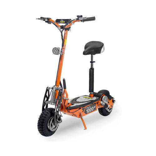 Assistência Técnica, SAC e Garantia do produto Patinete Scooter Elétrico Two Dogs 1000W 36V com Computador de Bordo Laranja