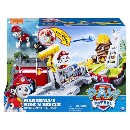 Assistência Técnica, SAC e Garantia do produto Patrulha Canina Playset 2 em 1 Cenário Marshall Ride N Rescue 1386 - Sunny