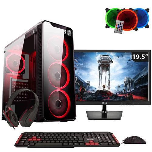 Assistência Técnica, SAC e Garantia do produto PC Gamer Barato Completo com Monitor EasyPC Amd A10 4-core 3.8ghz (radeon R7 2gb) 8gb Ddr4 500gb Monitor 19.5" Led Lg