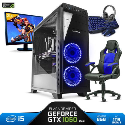 Assistência Técnica, SAC e Garantia do produto Pc Gamer Completo Smat Pc SMT81070 I5 8GB (Geforce GTX 1050 2GB) 1TB + Cadeira Gamer