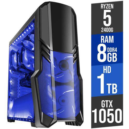 Assistência Técnica, SAC e Garantia do produto Pc Gamer Fort Shield Ryzen 5 2400G 8GB DDR4 (Geforce GTX 1050 2GB) HD 1TB